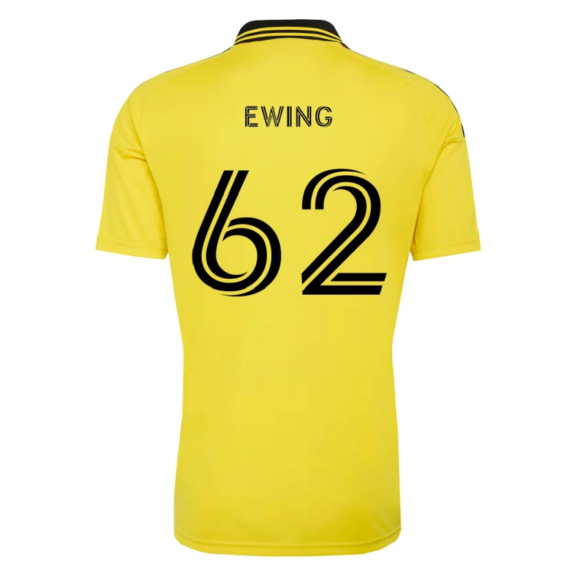 Danxen Mann Immanuel Ewing #62 Gul Svart Hjemmetrøye Drakt Trøye 2026/27 Skjorter T-Skjorte