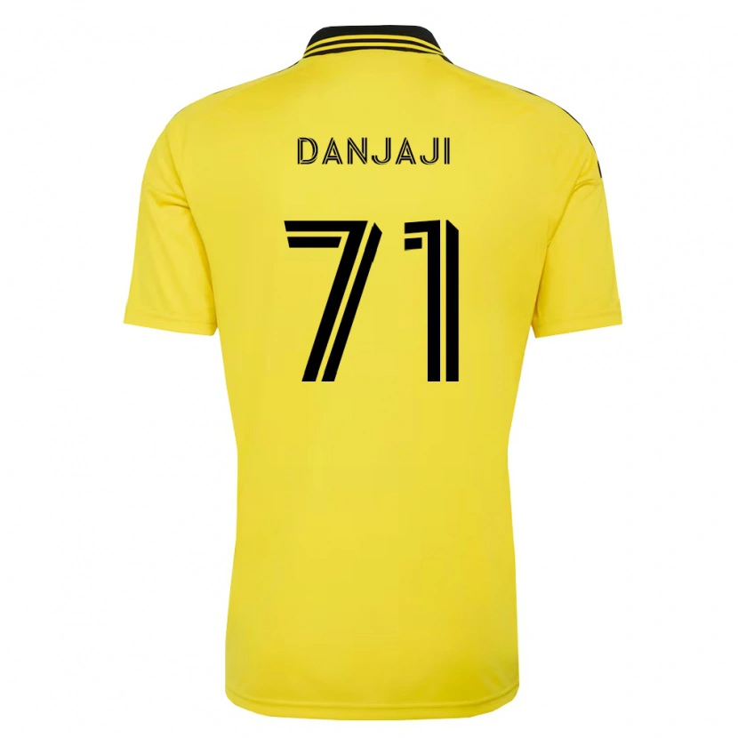 Danxen Mann Jamil Danjaji #71 Gul Svart Hjemmetrøye Drakt Trøye 2026/27 Skjorter T-Skjorte