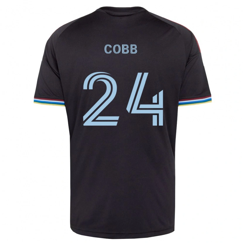 Danxen Mann Noah Cobb #24 Svart Himmelblå Hjemmetrøye Drakt Trøye 2026/27 Skjorter T-Skjorte