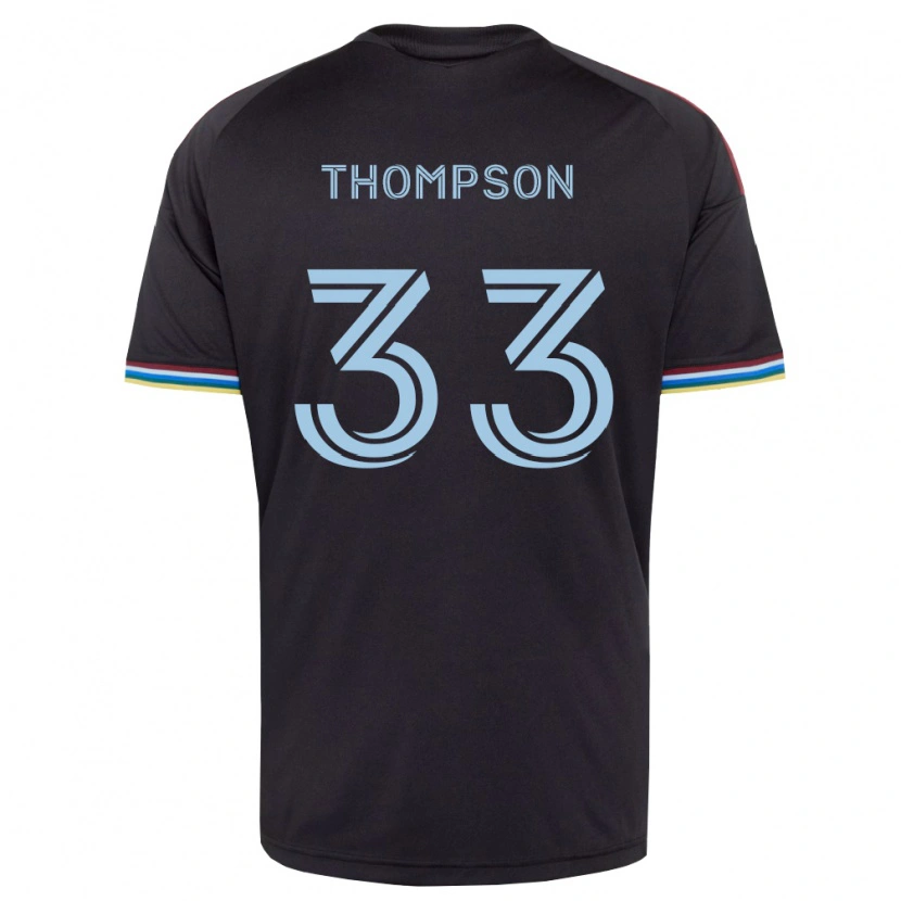 Danxen Mann Kosi Thompson #33 Svart Himmelblå Hjemmetrøye Drakt Trøye 2026/27 Skjorter T-Skjorte