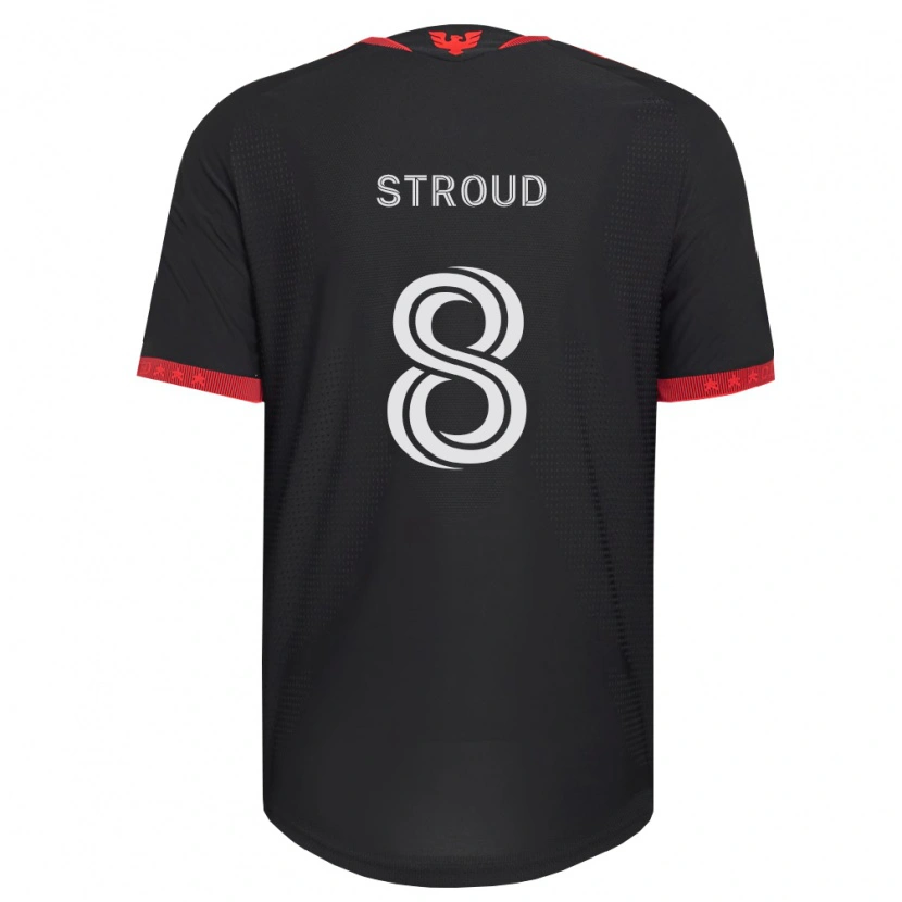 Danxen Mann Jared Stroud #8 Svart Hvit Rød Hjemmetrøye Drakt Trøye 2026/27 Skjorter T-Skjorte
