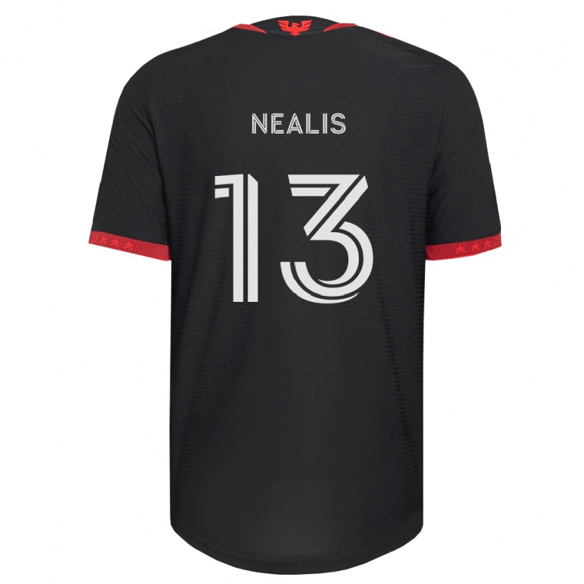 Danxen Mann Sean Nealis #13 Svart Hvit Rød Hjemmetrøye Drakt Trøye 2026/27 Skjorter T-Skjorte