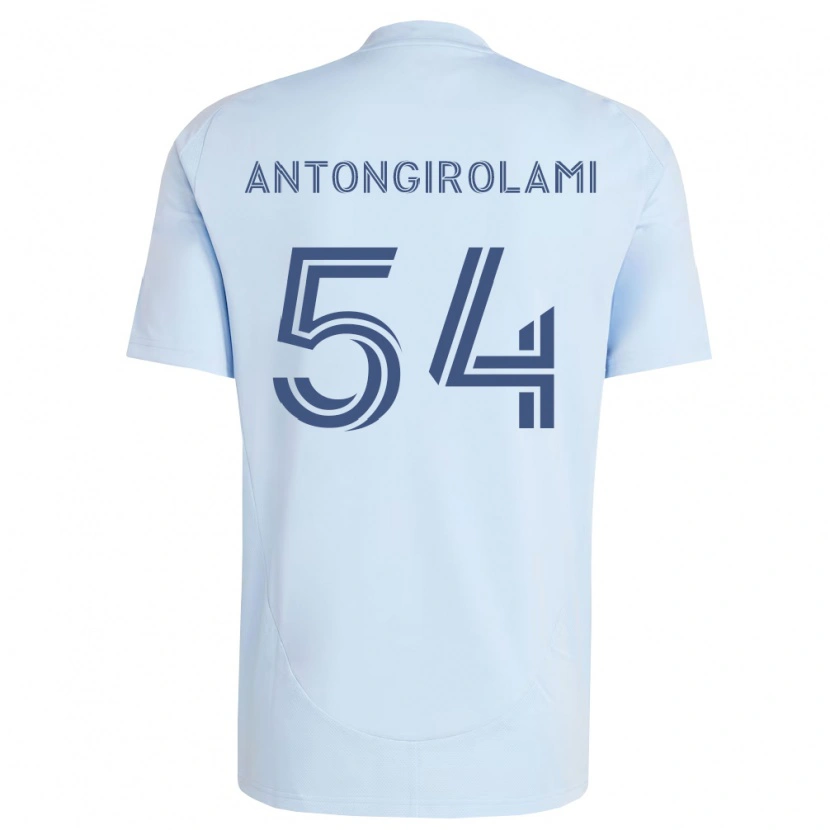 Danxen Mann Luca Antongirolami #54 Lyseblå Lysegrå Hjemmetrøye Drakt Trøye 2026/27 Skjorter T-Skjorte