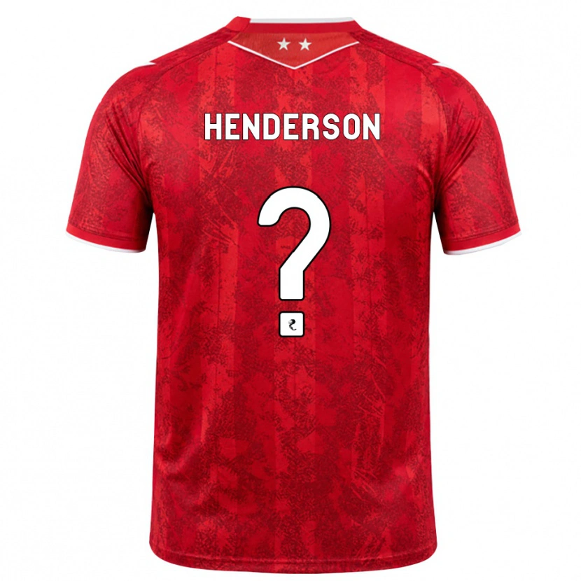 Danxen Mann Jay Henderson #0 Rød Hvit Hjemmetrøye Drakt Trøye 2026/27 Skjorter T-Skjorte