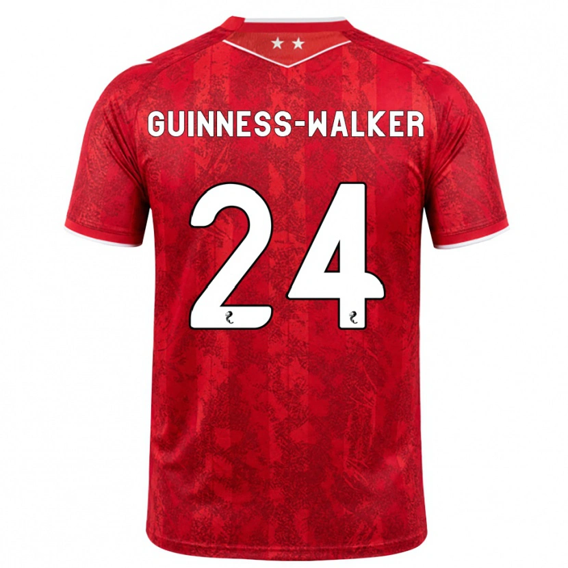 Danxen Mann Nesta Guinness-Walker #24 Rød Hvit Hjemmetrøye Drakt Trøye 2026/27 Skjorter T-Skjorte