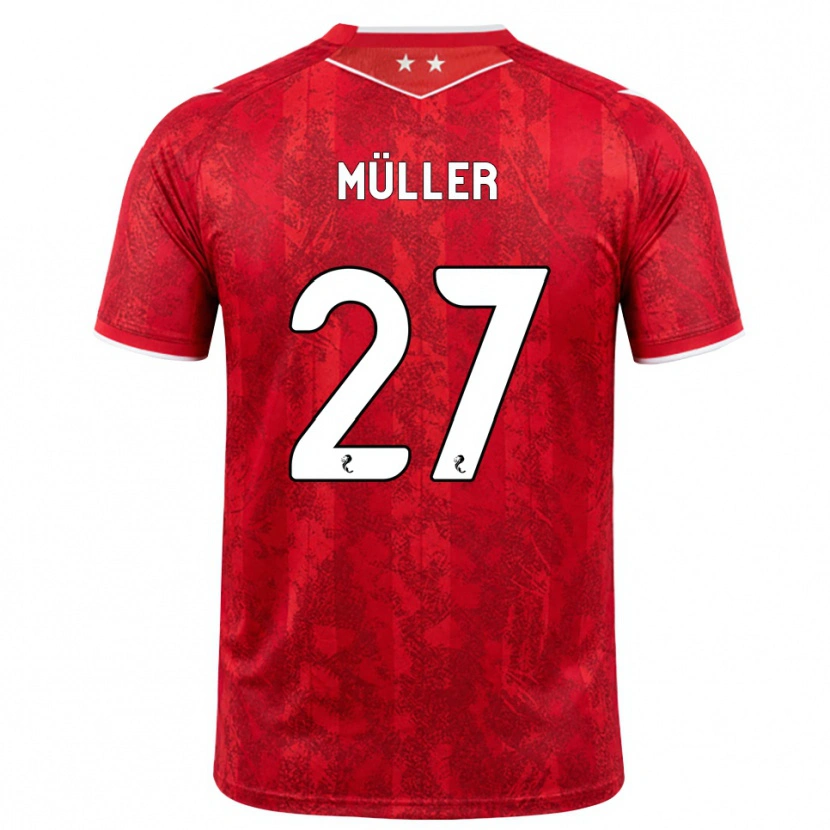 Danxen Mann Marius Müller #27 Rød Hvit Hjemmetrøye Drakt Trøye 2026/27 Skjorter T-Skjorte