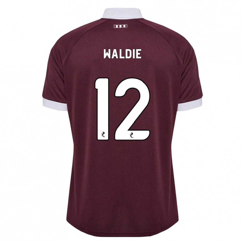 Danxen Mann Lizzie Waldie #12 Burgunder Hvit Hjemmetrøye Drakt Trøye 2026/27 Skjorter T-Skjorte