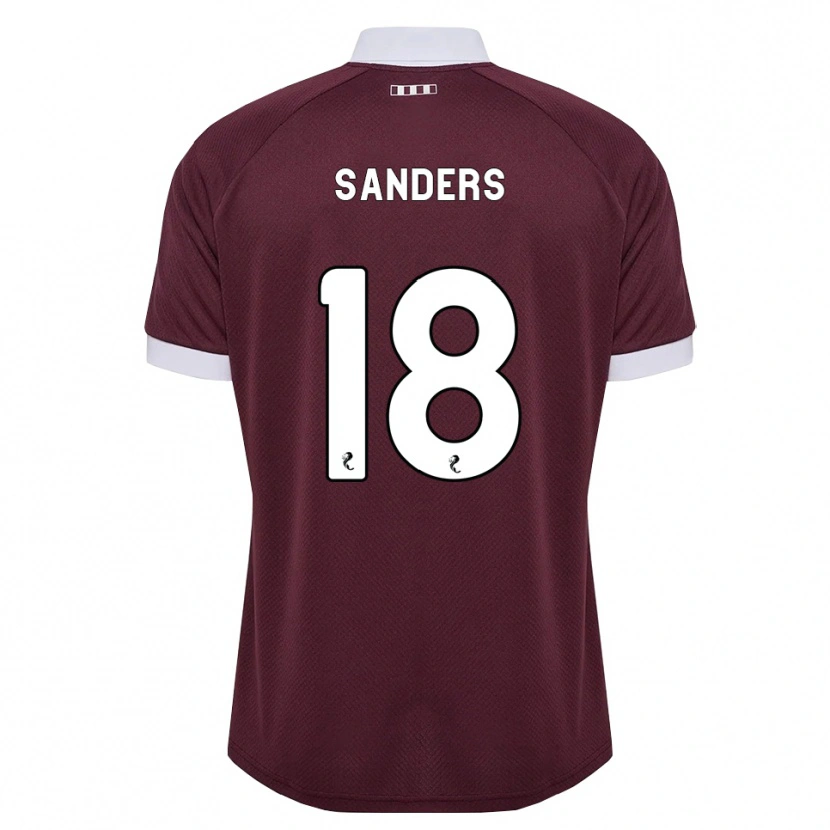 Danxen Mann Charlie Sanders #18 Burgunder Hvit Hjemmetrøye Drakt Trøye 2026/27 Skjorter T-Skjorte