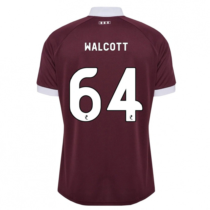 Danxen Mann Malachi Fagan-Walcott #64 Burgunder Hvit Hjemmetrøye Drakt Trøye 2026/27 Skjorter T-Skjorte