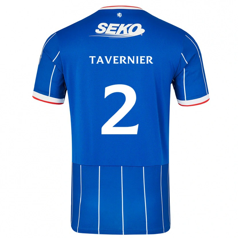 Danxen Mann James Tavernier #2 Rød Blå Hvit Hjemmetrøye Drakt Trøye 2026/27 Skjorter T-Skjorte