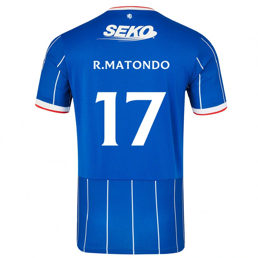 Danxen Mann Rabbi Matondo #17 Rød Blå Hvit Hjemmetrøye Drakt Trøye 2026/27 Skjorter T-Skjorte