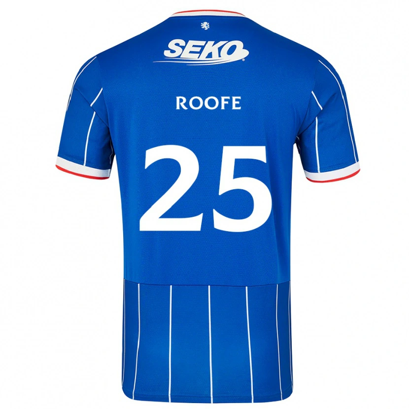 Danxen Mann Kemar Roofe #25 Rød Blå Hvit Hjemmetrøye Drakt Trøye 2026/27 Skjorter T-Skjorte