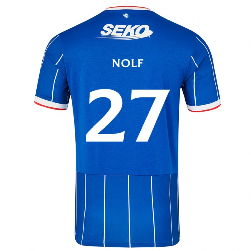 Danxen Mann Madeline Nolf #27 Rød Blå Hvit Hjemmetrøye Drakt Trøye 2026/27 Skjorter T-Skjorte