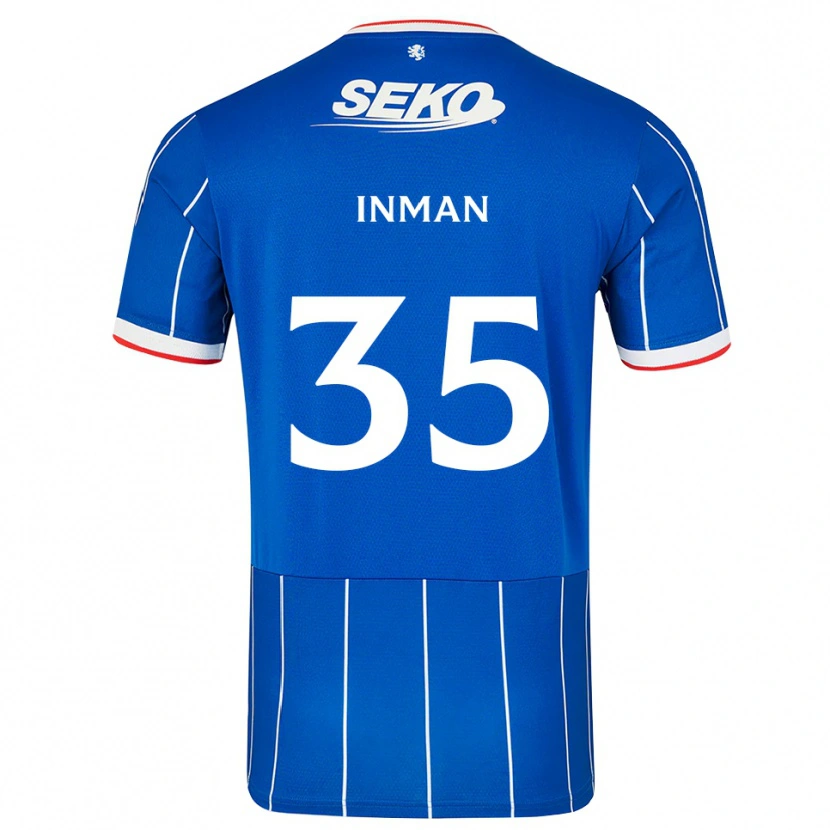 Danxen Mann Lucy Inman #35 Rød Blå Hvit Hjemmetrøye Drakt Trøye 2026/27 Skjorter T-Skjorte