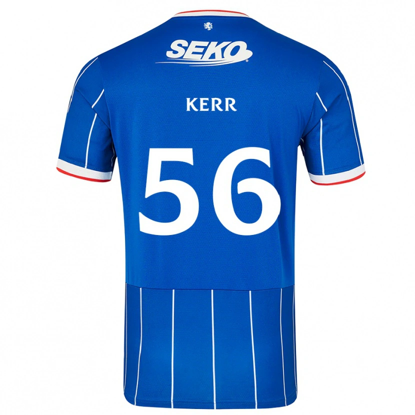 Danxen Mann Arran Kerr #56 Rød Blå Hvit Hjemmetrøye Drakt Trøye 2026/27 Skjorter T-Skjorte