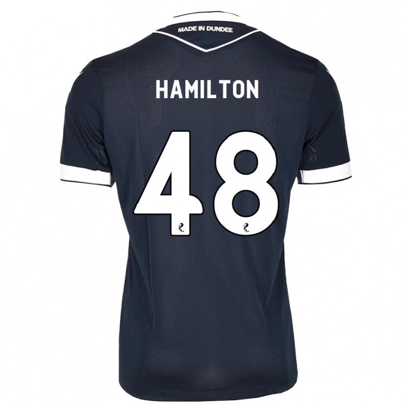 Danxen Mann Ethan Hamilton #48 Midnattsblå Hvit Hjemmetrøye Drakt Trøye 2026/27 Skjorter T-Skjorte