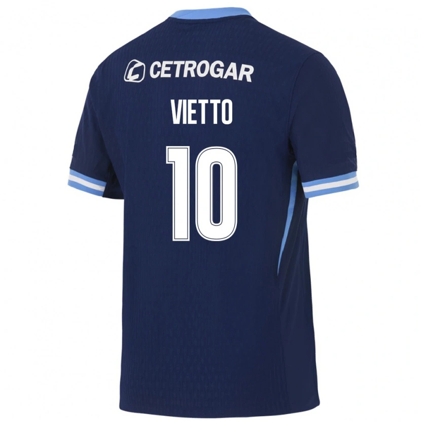 Danxen Mann Luciano Vietto #10 Kongelig Blå Lyseblå Hvit Bortetrøye Drakt Trøye 2026/27 Skjorter T-Skjorte
