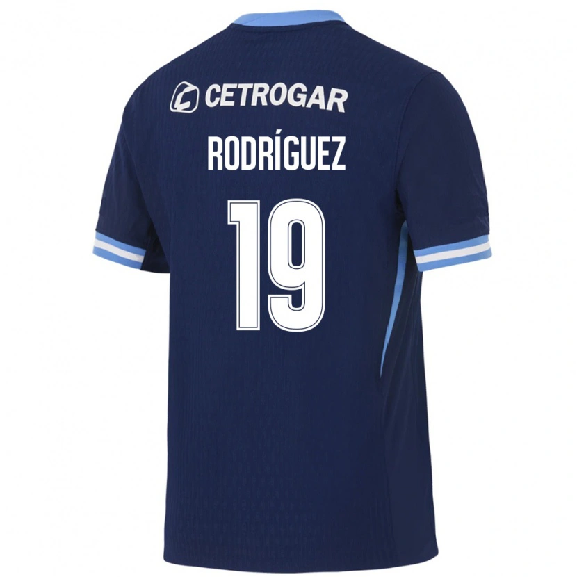Danxen Mann Ignacio Rodríguez #19 Kongelig Blå Lyseblå Hvit Bortetrøye Drakt Trøye 2026/27 Skjorter T-Skjorte