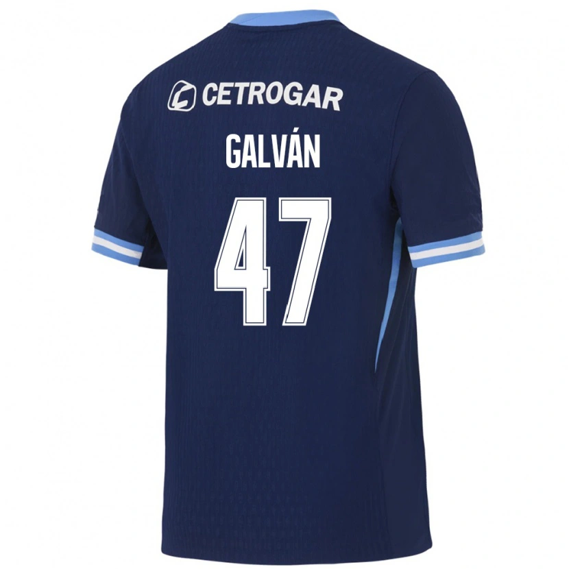 Danxen Mann Ignacio Galvan #47 Kongelig Blå Lyseblå Hvit Bortetrøye Drakt Trøye 2026/27 Skjorter T-Skjorte