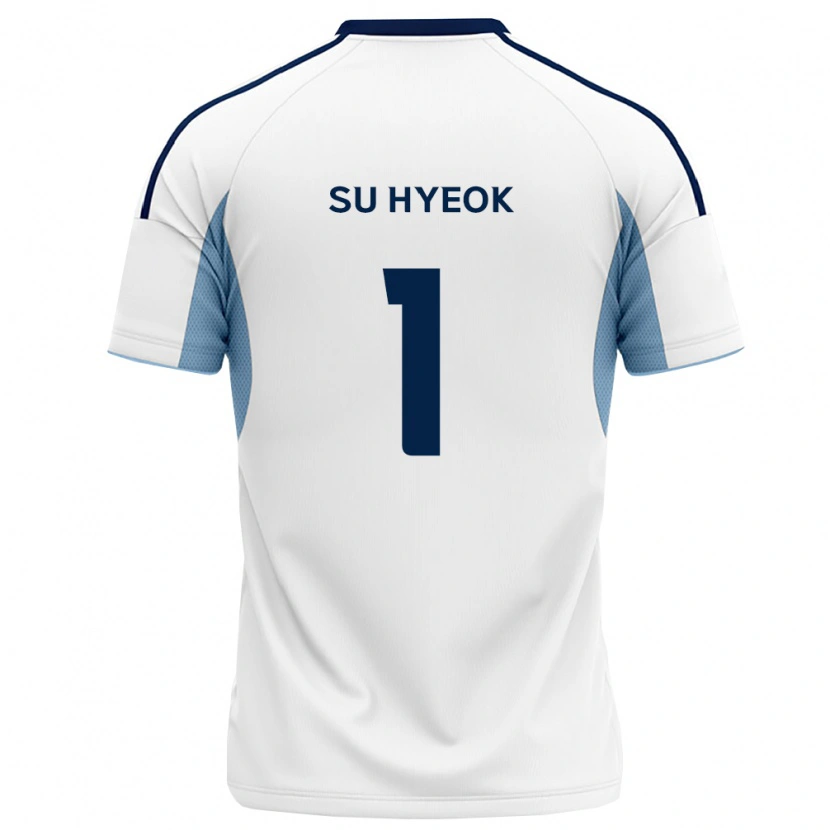 Danxen Mann Su-Hyeok Jo #1 Kongelig Blå Hvit Bortetrøye Drakt Trøye 2026/27 Skjorter T-Skjorte