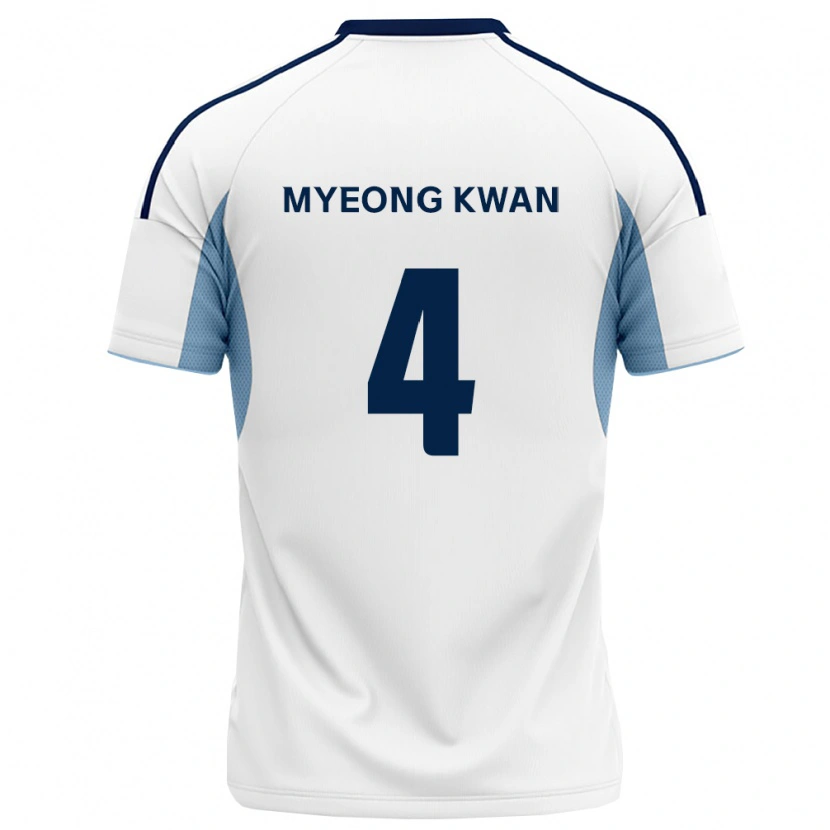 Danxen Mann Myeong-Kwan Seo #4 Kongelig Blå Hvit Bortetrøye Drakt Trøye 2026/27 Skjorter T-Skjorte