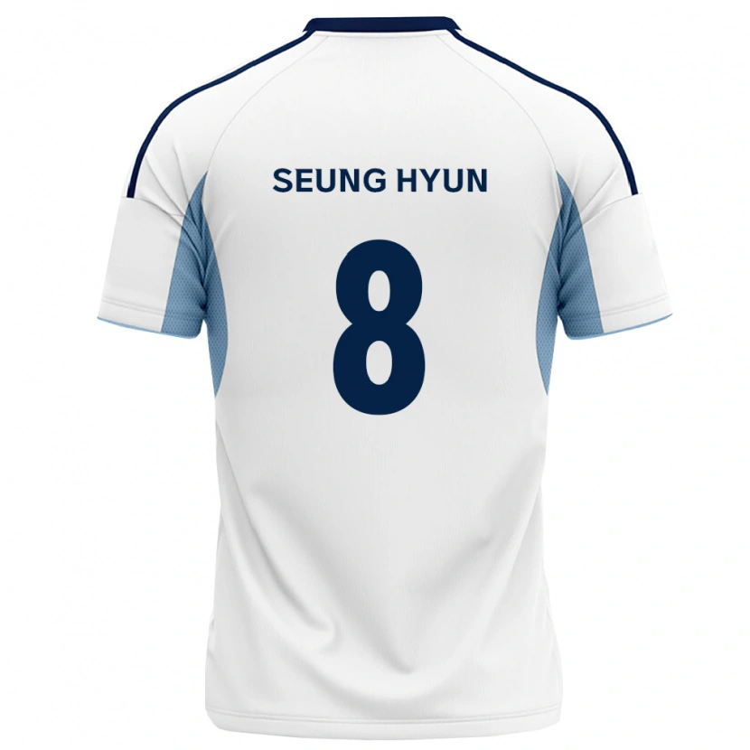 Danxen Mann Seung-Hyun Kim #8 Kongelig Blå Hvit Bortetrøye Drakt Trøye 2026/27 Skjorter T-Skjorte