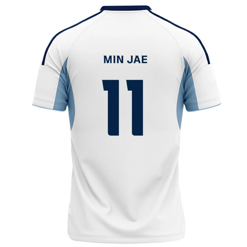 Danxen Mann Min-Jae Jo #11 Kongelig Blå Hvit Bortetrøye Drakt Trøye 2026/27 Skjorter T-Skjorte