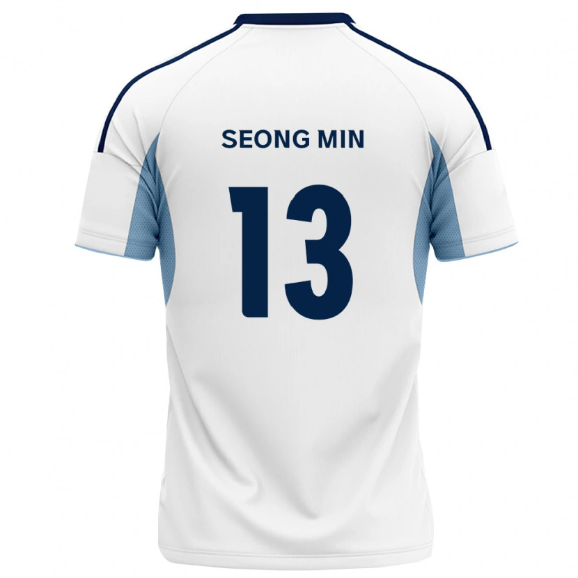 Danxen Mann Seong-Min Ryu #13 Kongelig Blå Hvit Bortetrøye Drakt Trøye 2026/27 Skjorter T-Skjorte