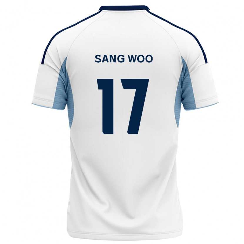 Danxen Mann Sang-Woo Kang #17 Kongelig Blå Hvit Bortetrøye Drakt Trøye 2026/27 Skjorter T-Skjorte