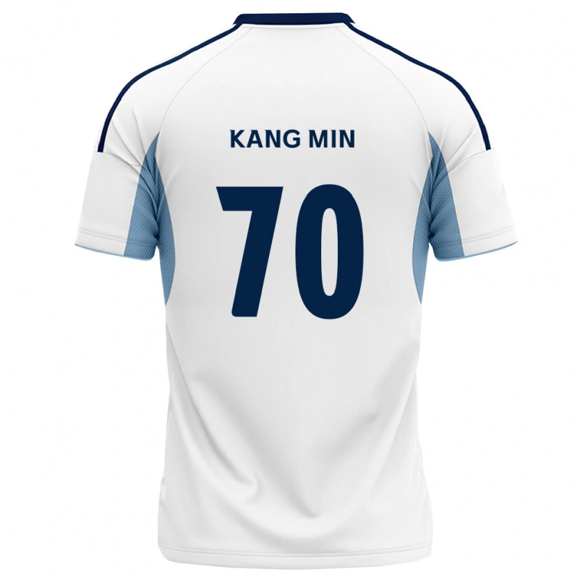 Danxen Mann Kang-Min Choi #70 Kongelig Blå Hvit Bortetrøye Drakt Trøye 2026/27 Skjorter T-Skjorte