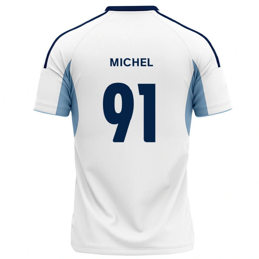 Danxen Mann Benji Michel #91 Kongelig Blå Hvit Bortetrøye Drakt Trøye 2026/27 Skjorter T-Skjorte
