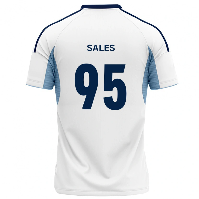 Danxen Mann Matheus Sales #95 Kongelig Blå Hvit Bortetrøye Drakt Trøye 2026/27 Skjorter T-Skjorte