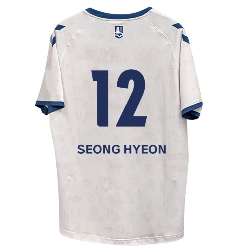 Danxen Mann Seong-Hyeon Choi #12 Kongelig Blå Hvit Bortetrøye Drakt Trøye 2026/27 Skjorter T-Skjorte
