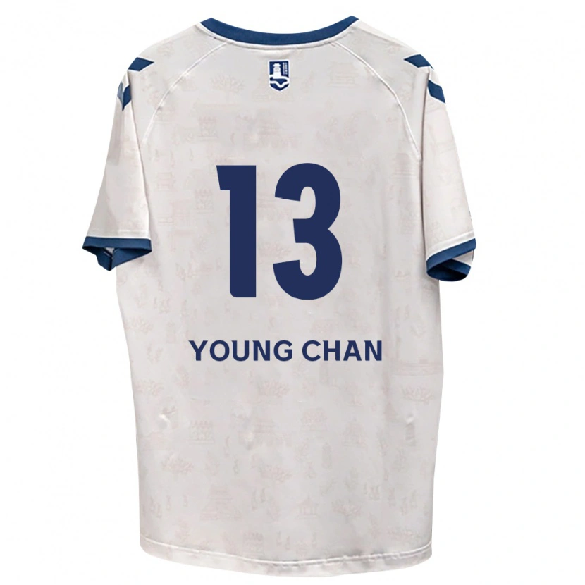 Danxen Mann Young-Chan Ham #13 Kongelig Blå Hvit Bortetrøye Drakt Trøye 2026/27 Skjorter T-Skjorte