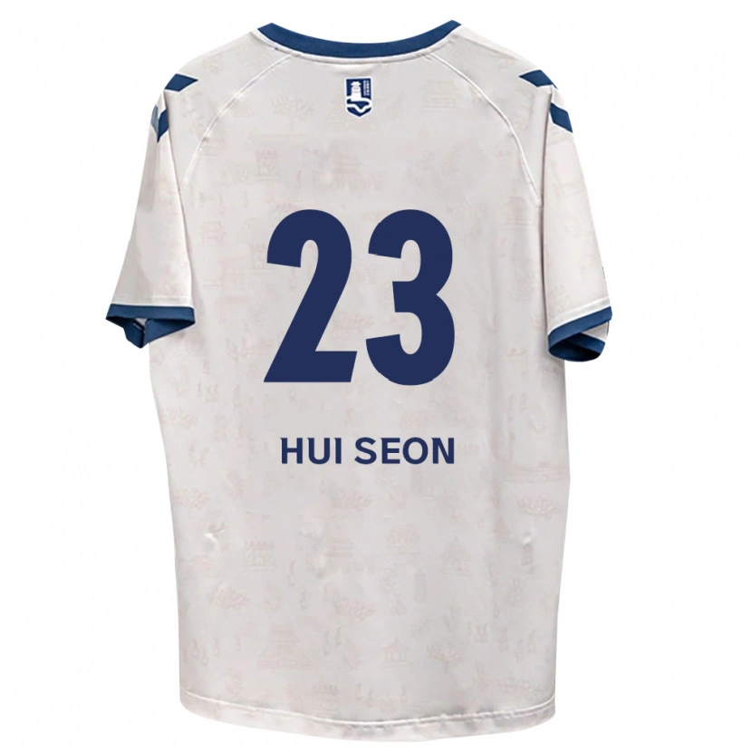 Danxen Mann Hui-Seon Kwon #23 Kongelig Blå Hvit Bortetrøye Drakt Trøye 2026/27 Skjorter T-Skjorte