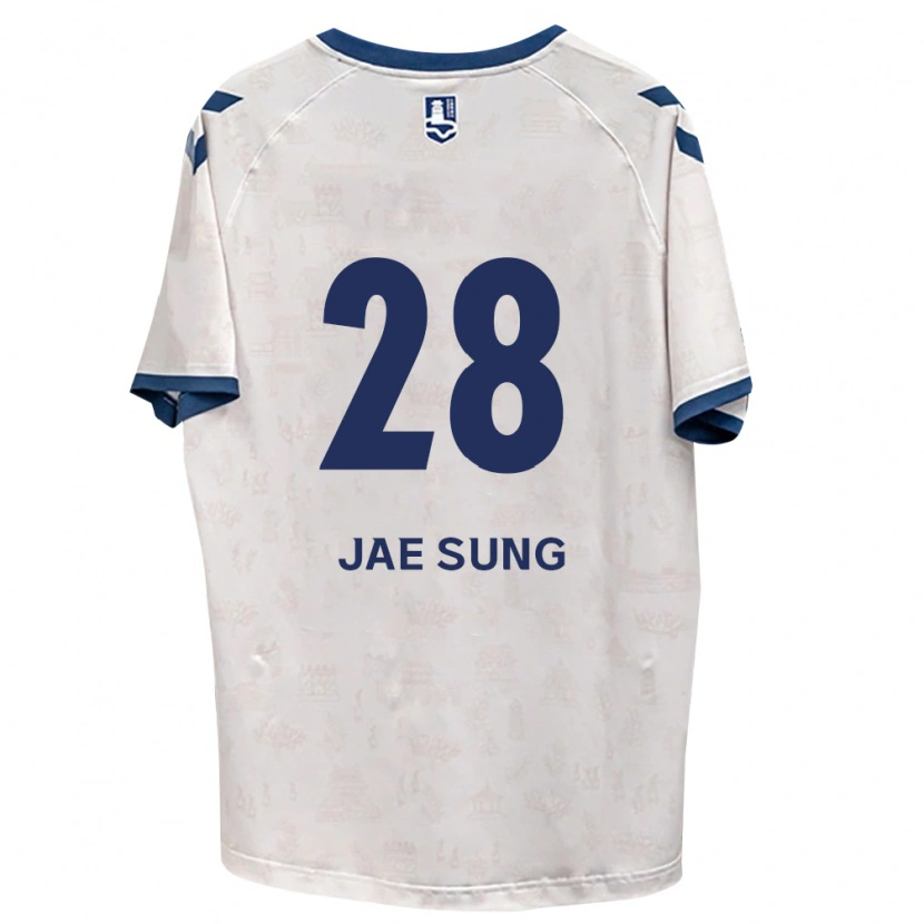 Danxen Mann Jae-Sung Kim #28 Kongelig Blå Hvit Bortetrøye Drakt Trøye 2026/27 Skjorter T-Skjorte