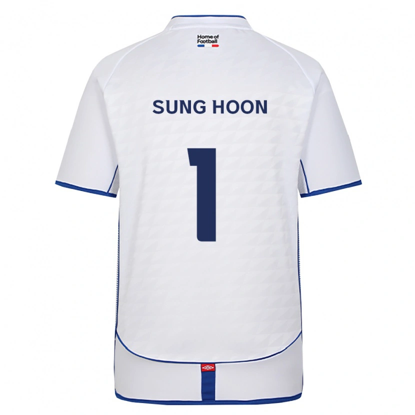 Danxen Mann Sung-Hoon Cho #1 Svart Hvit Rød Bortetrøye Drakt Trøye 2026/27 Skjorter T-Skjorte