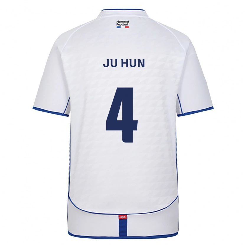 Danxen Mann Ju-Hun Song #4 Svart Hvit Rød Bortetrøye Drakt Trøye 2026/27 Skjorter T-Skjorte