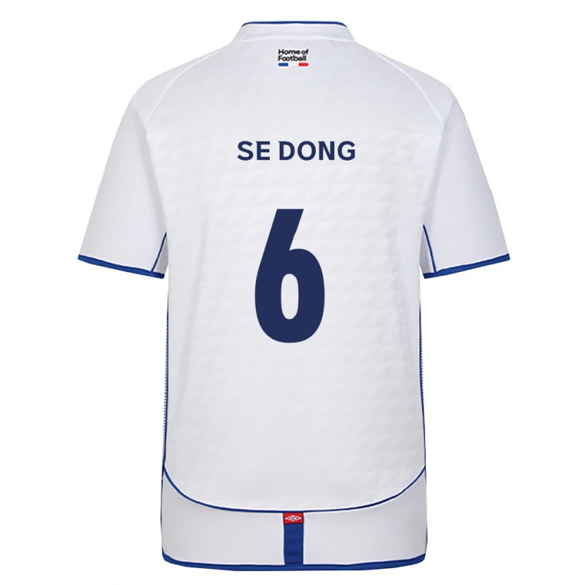 Danxen Mann Se-Dong Chang #6 Svart Hvit Rød Bortetrøye Drakt Trøye 2026/27 Skjorter T-Skjorte