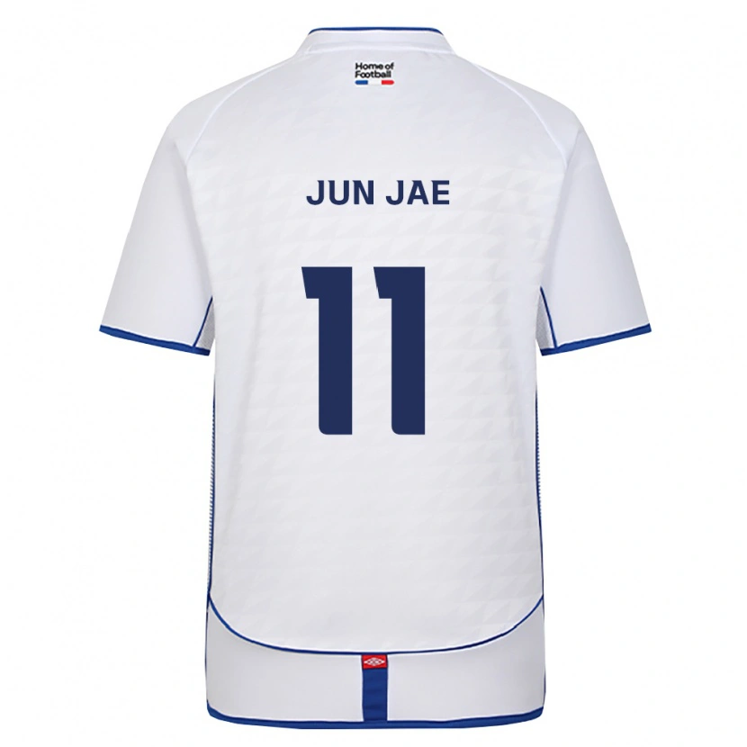 Danxen Mann Jun-Jae Lee #11 Svart Hvit Rød Bortetrøye Drakt Trøye 2026/27 Skjorter T-Skjorte