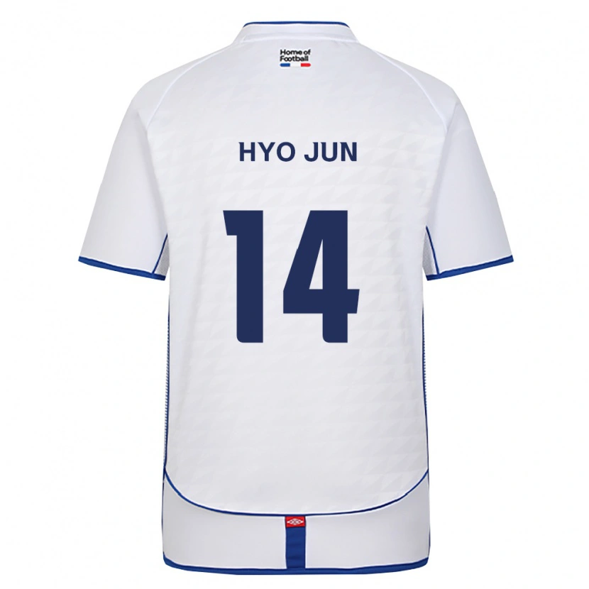 Danxen Mann Hyo-Jun Sun #14 Svart Hvit Rød Bortetrøye Drakt Trøye 2026/27 Skjorter T-Skjorte