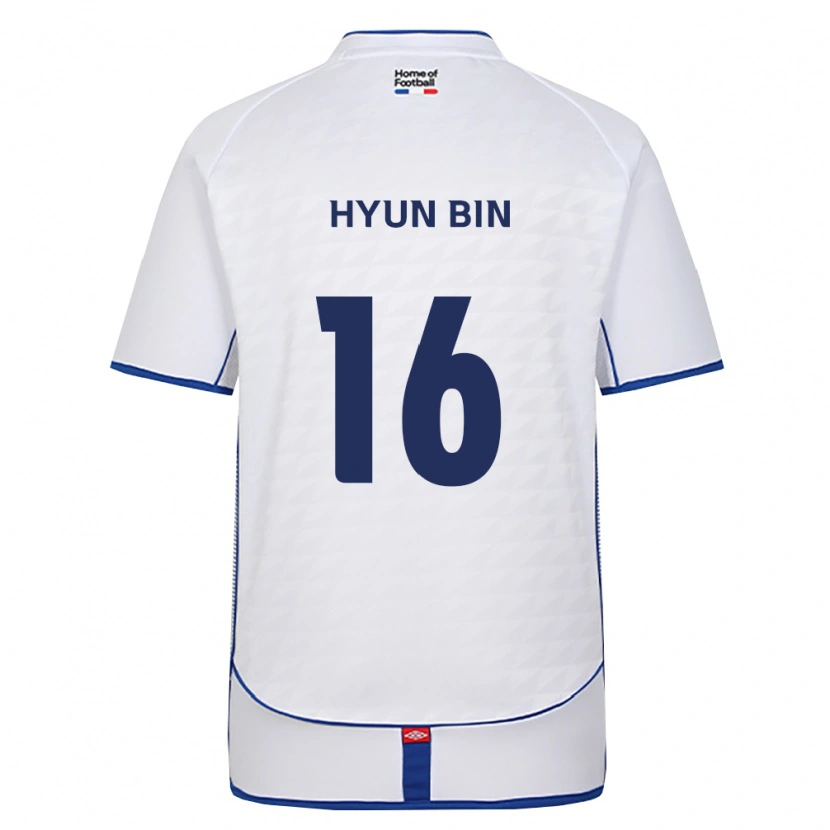Danxen Mann Hyun-Bin Park #16 Svart Hvit Rød Bortetrøye Drakt Trøye 2026/27 Skjorter T-Skjorte