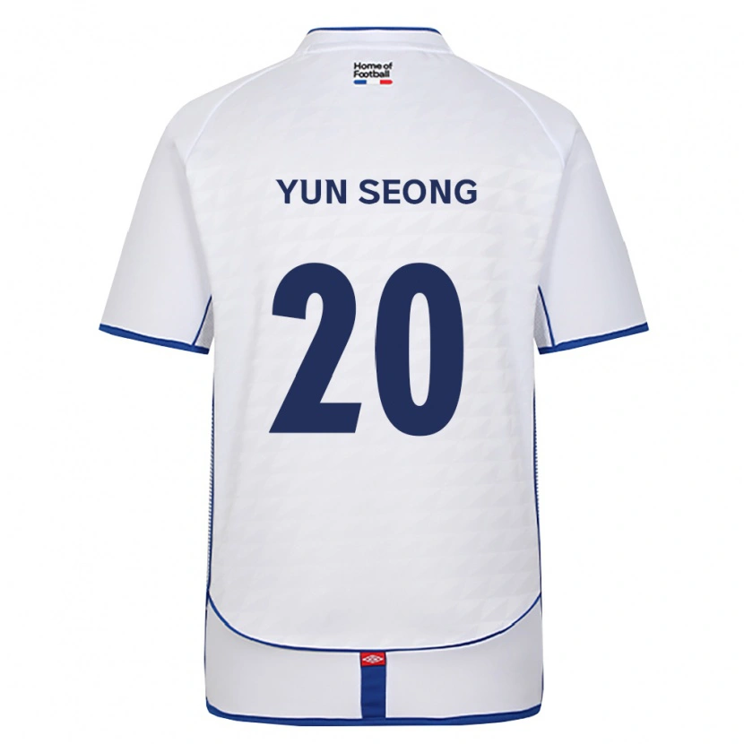 Danxen Mann Yun-Seong Jo #20 Svart Hvit Rød Bortetrøye Drakt Trøye 2026/27 Skjorter T-Skjorte
