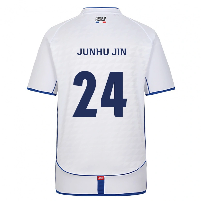 Danxen Mann Junhu Jin #24 Svart Hvit Rød Bortetrøye Drakt Trøye 2026/27 Skjorter T-Skjorte