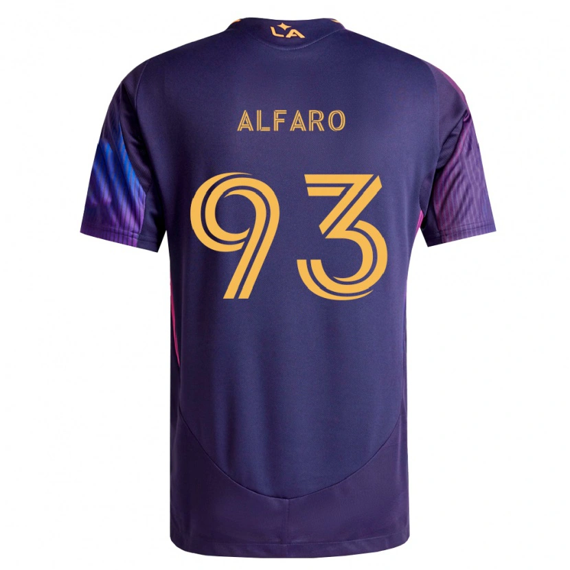 Danxen Mann Tony Alfaro #93 Dyp Lilla Gul Bortetrøye Drakt Trøye 2026/27 Skjorter T-Skjorte