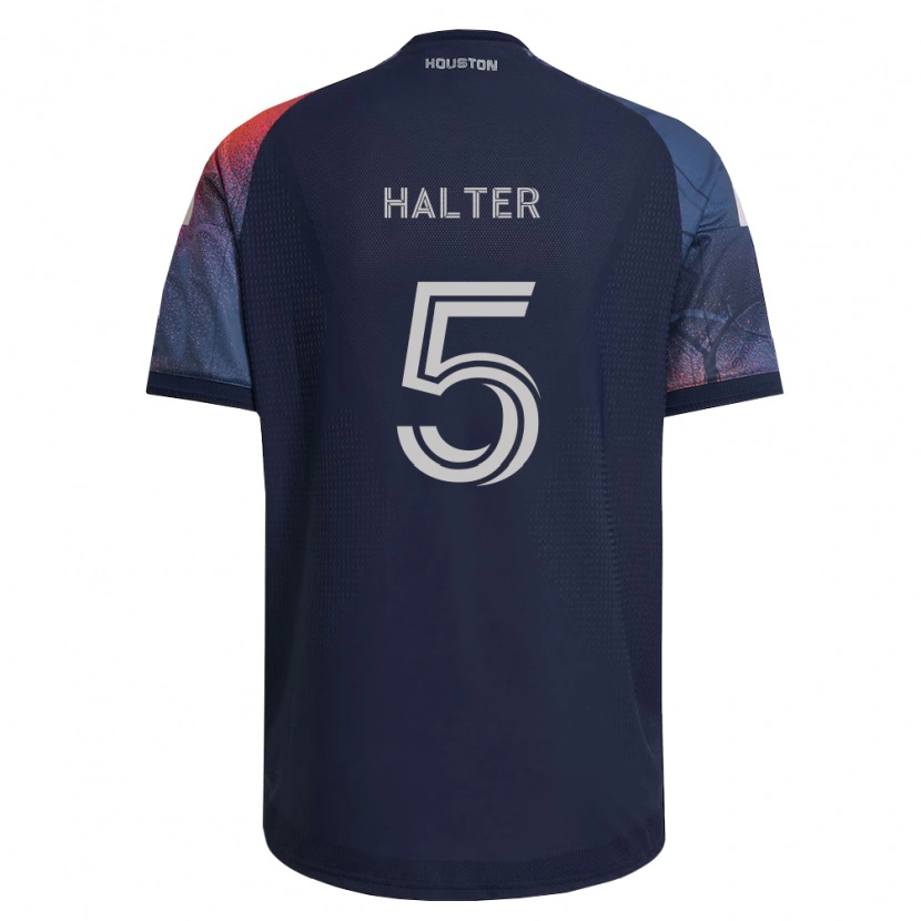 Danxen Mann Lucas Halter #5 Dyp Blå Hvit Oransje Bortetrøye Drakt Trøye 2026/27 Skjorter T-Skjorte