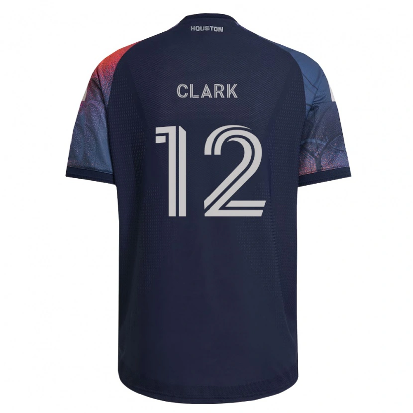Danxen Mann Steve Clark #12 Dyp Blå Hvit Oransje Bortetrøye Drakt Trøye 2026/27 Skjorter T-Skjorte