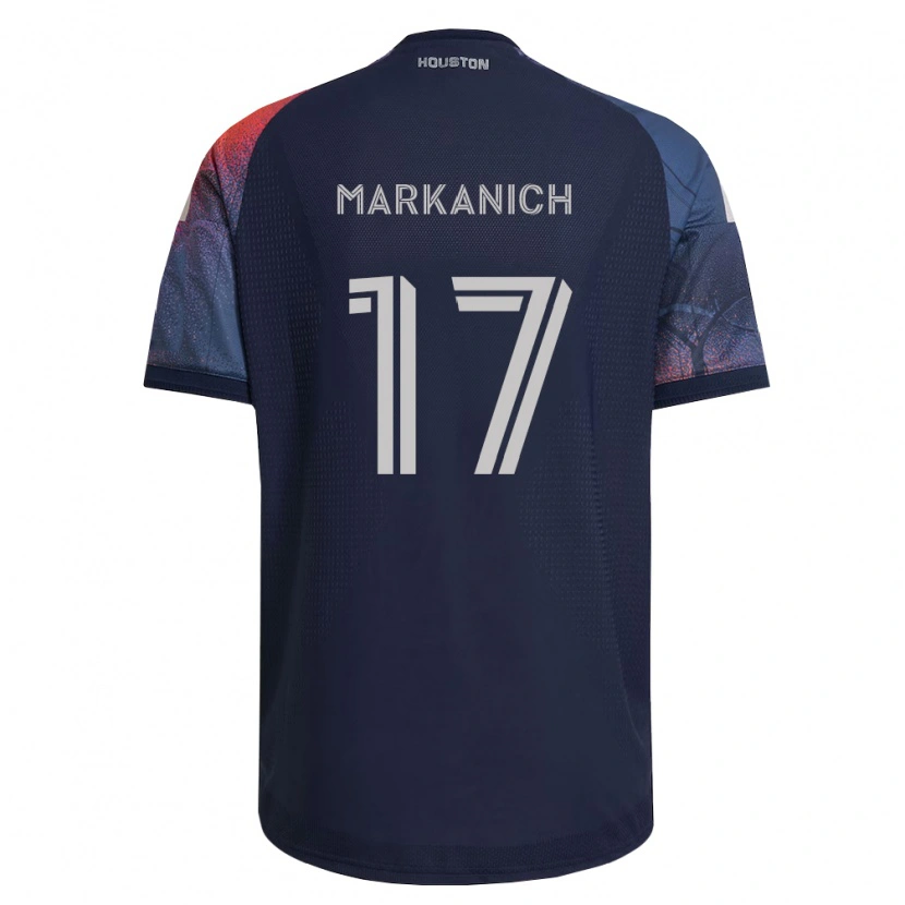 Danxen Mann Nick Markanich #17 Dyp Blå Hvit Oransje Bortetrøye Drakt Trøye 2026/27 Skjorter T-Skjorte