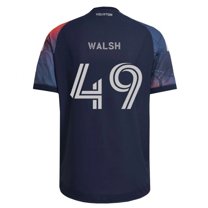 Danxen Mann Kian Walsh #49 Dyp Blå Hvit Oransje Bortetrøye Drakt Trøye 2026/27 Skjorter T-Skjorte