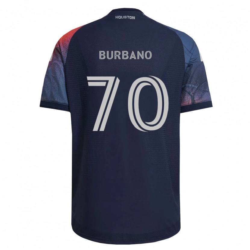 Danxen Mann Jordy Burbano #70 Dyp Blå Hvit Oransje Bortetrøye Drakt Trøye 2026/27 Skjorter T-Skjorte